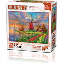 KS Game Tulip Farm 1000 Parça Puzzle