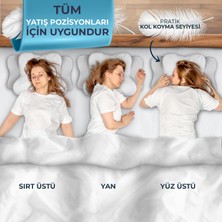 Terapise Boyun Destekli Ortopedik Visco Yastık 60*37*13/11 cm
