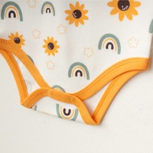 For My Baby Crazy Baby Sunflower Body 3'lü Takım