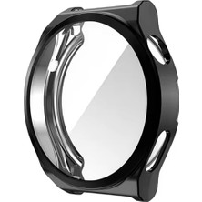 Forzacase Huawei Watch 4 Pro ile Uyumlu Önü Kapalı Ekran Korumalı Silikon Kılıf - FC010
