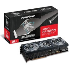 Powercolor Hellhound RX7900XT 20G-L-OC 20GB Gddr6 320BIT DX12 Gaming (Oyuncu) Ekran Kartı