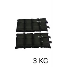 Sz 3kg x 2 Adet Toplam  6kg El Ayak Bilek Kas Güçlendirici Ağırlık Seti