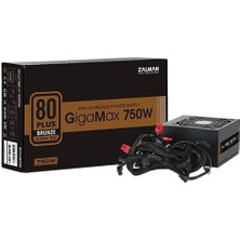 Zalman 750W 80+ Bronze ZM750-GVII 12CM Fanlı Power Supply