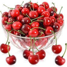 Yapay Kiraz Kırmızı 12LI Paket  Yapay Meyve