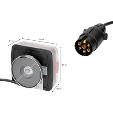 LED Römork Stop Lambası 7 Pin Set Mıknatıslı 10 Metre - 12V