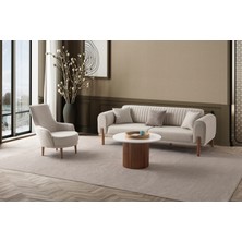 Edsy Home Galata 3+3+1 Koltuk Takımı Krem