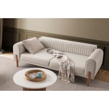 Edsy Home Galata 3+3+1 Koltuk Takımı Krem