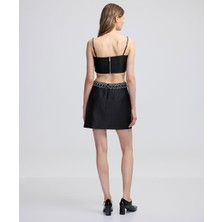 İşlemeli crop bluz IW6240006096001