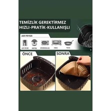 Berdina Home Airfryer Pişirme Kağıdı Hava Fritözü Yağ Geçirmez Kalıp Uyumlu Pratik Kullan