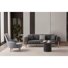 Edsy Home Galata 3+3+1+1 Koltuk Takımı Antrasit