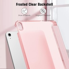 M.tk moveteck Apple iPad 10. Nesil 10.9inç Kılıf Flip Cover Kalem Bölmeli Akıllı Uyku Modlu Standlı Kapaklı Arkası Renkli Pc Case / 2022 / A2696 / A2757 / A2777