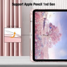 M.tk moveteck Apple iPad 10. Nesil 10.9inç Kılıf Flip Cover Kalem Bölmeli Akıllı Uyku Modlu Standlı Kapaklı Arkası Renkli Pc Case / 2022 / A2696 / A2757 / A2777