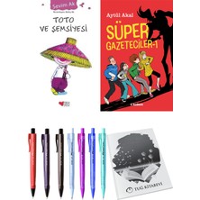 Süper Gazeteciler 1 ve Toto ve Şemsiyesi 2'li Set