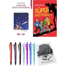 Süper Gazeteciler 1 ve Charlie'nin Büyük Cam Asansörü 2'li Set