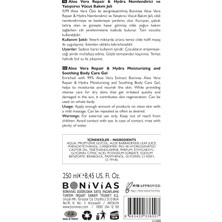 Bonivias Aleovera Yatıştırıcı, Nemlendirici Vücut Bakım Jeli %99 Aloevera & Panthenol 250 ML