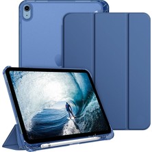 M.tk moveteck Apple iPad Air 11INÇ 2024 Kılıf Flip Cover Kalem Bölmeli Akıllı Uyku Modlu Standlı Kapaklı Arkası Renkli Pc Case M2 A2902 A2903 A2904
