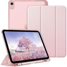 M.tk moveteck Apple iPad Air 11INÇ 2024 Kılıf Flip Cover Kalem Bölmeli Akıllı Uyku Modlu Standlı Kapaklı Arkası Renkli Pc Case M2 A2902 A2903 A2904