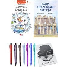 Kayıp Kitaplıktaki Iskelet 1 ve Domates Saçlı Kız 2'li Set