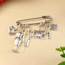 Yumakça Metal Dikiş ve Hobi Figürlü Broş Set '' A ''