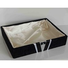 Fnt Ahşap Kadife Kaplı Damat Traş Kutusu Hediyelik Bohçalık Çeyizlik Organizer