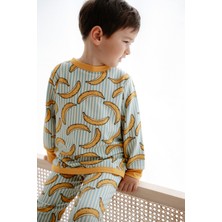 1.0 TOG Çocuk Pijama Takımı - Muz Desenli