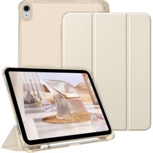 M.tk moveteck Apple iPad 10. Nesil 10.9inç Kılıf Flip Cover Kalem Bölmeli Akıllı Uyku Modlu Standlı Kapaklı Arkası Renkli Pc Case / 2022 / A2696 / A2757 / A2777