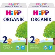 Hipp Organik Devam Sütü 600 gr No:2 (6. Aydan Itibaren) (2 Li Set)