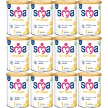 SMA Optipro 400 gr No:1 Bebek Sütü (0-6 Ay) (12 Li Set)