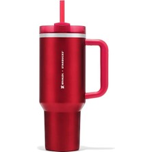 Starbucks x Stanley Quencher Pipetli Çelik Termos  Sınırlı Üretim 1200ML