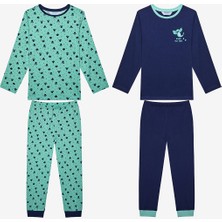 Penti Erkek Çocuk Steps 2li Çok Renkli Ijama Takımı