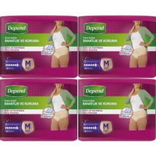 Depend Emici Külot Hasta Bezi Medium - Orta Kadın 40 Adet (4pk*10)