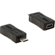 Wontis Micro USB Erkek - 5 Pin Mini USB Dişi Dönüştürücü Aparat