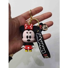 Anahtarlık Minnie Mouse 3D Silikon