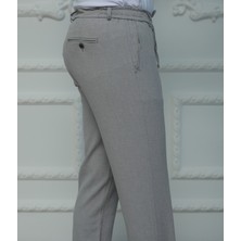 Mazsay Erkek Dokuma Gri Jogger PANTOLON3036/100