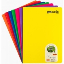 MYNOTE Text Neo A4 Çizgisiz Defter 80 Yp Karışık Renk Seçenekleri ile 1 Adet