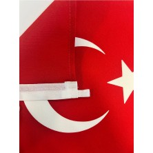Alpaka 200x300 cm Yıkanabilir Türk Bayrağı Tekstil Kumaş 140 gr Kalite