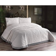 Genç Ev Home Güpürlü Yatak Örtüsü Seti Yatak Örtüsü 260 x 240 cm