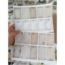 Pink Swan Craft Vintage Scrapbook Eski Kagıtlar Mat Etiket Seti Bullet Journal Planlayıcı Sticker Seti