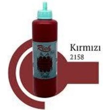 Rich Multi Surface Kırmızı Akrilik Hobi Boyası 500 cc Su Bazlı Her Yüzeyde Kullanım İçin