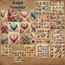 Pink Swan Craft Kalpli Yamalar Vintage 12 Adet Scrapbook Bullet Journal Mat Planlayıcı Sticker Etiket Seti