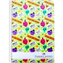 Faber-Castell 100 Yaprak B5 Çizgili 17x24 Cm Telli Plastik Kapak Defter