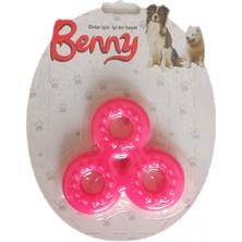 Colezium Benny Köpek Oyuncağı Üçlü Halka 9 x 9 cm Pembe