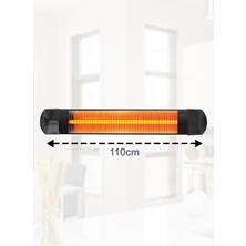 Elektrikli Isıtıcı Soba Infrared 2500W ve Çok Amaçlı Teleskopik Ayak Pvc Malzeme