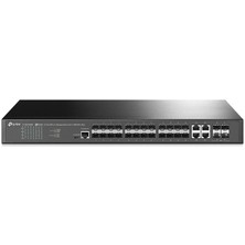 Omada Tp-Link TL-SG3428XF 20 Port SFP 4 Port 10-100-1000 Mbps 4 Port 10GE SFP+  L2 Yönetilebilir Switch