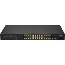 Cnet 24PORT 300W Full Poe CGS-2422SP Gıgabıt 2x Sfp Yönetilemez Switch Rackmount