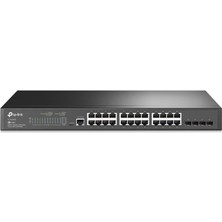 Omada Tp-Link TL-SG3428 24 Port 10-100-1000 Switch 4 Port SFP L2 Çelik Kasa Rack Mount