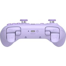 8bitdo Ultimate 2c Kablosuz 2.4g Oyun Kolu Pc Android Hall Effect Joystick Purple