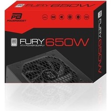 Powerboost 650W 80+ BST-ATX650WEU 12CM Fanlı Apfc Power Supply