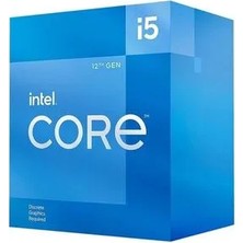 Intel Core I5-12400F 2.5ghz 18MB 1700P Tray 12. Nesil 6 Çekirdekli İşlemci Yüksek Performans