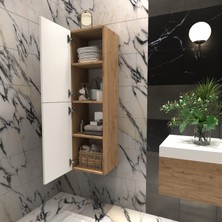 Yıldız Elegance Panjur Kapaklı Asma Boy Dolabı Ahşap - Beyaz